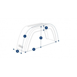 Buy Wing for Domar passenger trailer, b = 190 mm domar plastic Italy (1101120112)