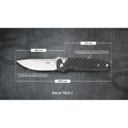 Купить Нiж складаний Firebird FH926-CF чорний