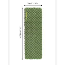 Buy Mattress inflatable out -light Naturehike CNK2450WS014, with a bag for inflating, rectangular green 186 cm