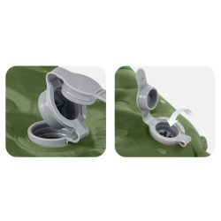 Buy Mattress inflatable out -light Naturehike CNK2450WS014, with a bag for inflating, rectangular green 186 cm