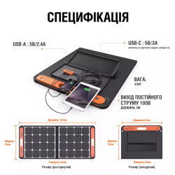 Купить Солнечная панель JACKERY SOLARSAGA 100W