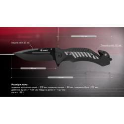 Купить Ніж складаний Ganzo G628-GY сірий