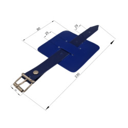 Купити Ремінь ПВХ з пряжкою для кріплення тенту зсувного даху, 250мм ПВХ Туреччина (1815928846)