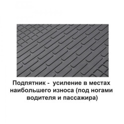 Купити Автоковрики Stingray SsangYong SsangYong Rexton 2 4 шт Чорние (1019024)