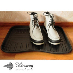 Купить Автоковрики Stingray  Універсальні 1 шт Чорние (6067011)