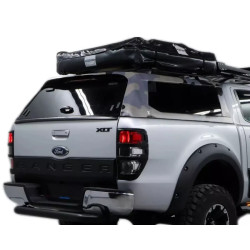 Купить Усиленный кунг с палаткой на Nissan Navara 2015-2025 Hunttop Hunting Canopy