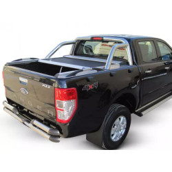 Купить Ролет для Ford Ranger 2012+ (double cab, OEM roll bar) срібний