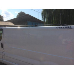 Купити Рейлінги чорні Коротка, чавунні ніжки для Renault Trafic 2001-2015 рр