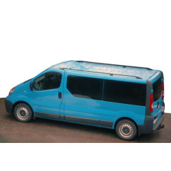 Купити Рейлінги чорні Коротка, чавунні ніжки для Renault Trafic 2001-2015 рр