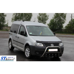 Купити Кенгурятник WT003 (нерж) 60мм, з написом для Volkswagen Caddy 2004-2010 рр
