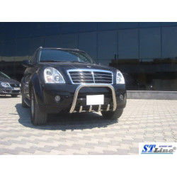 Купити Кенгурятник QT006 (нерж) для SsangYong Rexton I 2001-2017 рр