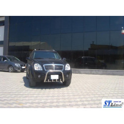 Купити Кенгурятник QT006 (нерж) для SsangYong Rexton I 2001-2017 рр
