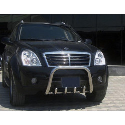 Купити Кенгурятник QT006 (нерж) для SsangYong Rexton I 2001-2017 рр