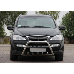 Купити Кенгурятник WT004 (нерж) для SsangYong Action 2005-2018 рр