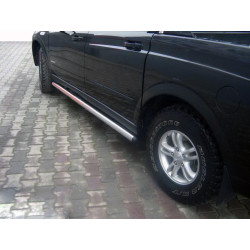 Купити Бічні труби (2 шт., нерж) для SsangYong Action 2005-2018 рр