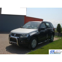 Купити Бічні труби (2 шт., нерж) для Suzuki Grand Vitara 2005-2017 рр