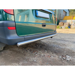 Купити Задня дуга AK002 (нерж.) для Mercedes Viano 2004-2014 рр