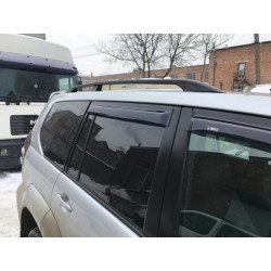 Купити Рейлінги Чорні турецькі Металеві ніжки для Toyota Land Cruiser Prado 120