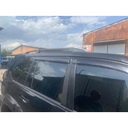 Купити Рейлінги Чорні турецькі Металеві ніжки для Toyota Land Cruiser Prado 120