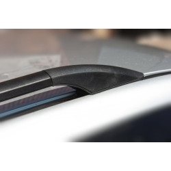 Купити Рейлінги Чорні Турецькі Коротка база, Металеві ніжки для Toyota Rav 4 2006-2013 рр