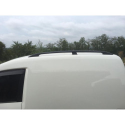 Купити Рейлінги Чорні Стандартна, Металеві ніжки для Volkswagen Caddy 2004-2010 рр