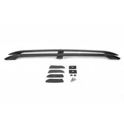 Купити Рейлінги Чорні Стандартна, Металеві ніжки для Volkswagen Caddy 2004-2010 рр