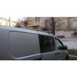 Купити Рейлінги ХРОМ Коротка, пластикові ніжки для Peugeot Expert 2007-2016 рр