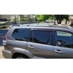 Купити Рейлінги Хром турецькі Металеві ніжки для Toyota Land Cruiser Prado 120