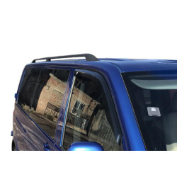 Купити Рейлінги Чорні Коротка база, Пластикові ніжки для Volkswagen T6