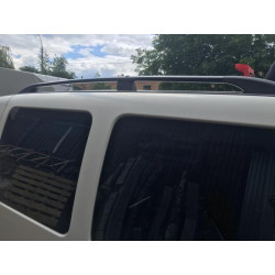 Купити Рейлінги Чорні Стандартна база, пластикові ніжки для Fiat Doblo I 2005-2010 рр