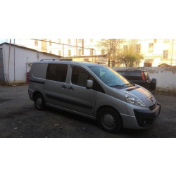 Купити Рейлінги ХРОМ Коротка, чавунні ніжки для Peugeot Expert 2007-2016 рр