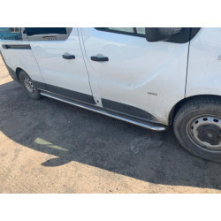 Купити Бокові пороги Premium (2 шт., нерж) 60 мм, коротка база для Nissan NV300/Primastar 2016-рр