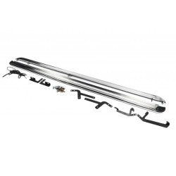 Купити Бокові пороги Premium (2 шт., нерж) 60 мм, коротка база для Nissan NV300/Primastar 2016-рр