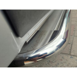 Купити Бокові пороги Premium (2 шт., нерж) 60 мм, коротка база для Nissan NV300/Primastar 2016-рр