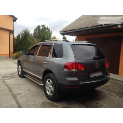 Купити Рейлінги Хром (Пласт. Ніжки) Металева ніжка для Volkswagen Touareg 2002-2010 рр