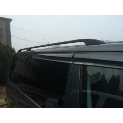 Купити Рейлінги Чорні Коротка база, Металеві ніжки для Volkswagen T6