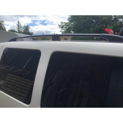 Купити Рейлінги Чорні Стандартна база, металеві ніжки для Fiat Doblo I 2005-2010 рр