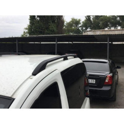 Купити Рейлінги Чорні Пластикові ніжки для Peugeot Bipper