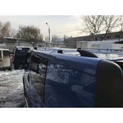 Купити Рейлінги Хром ( пласт. ніжки) Коротка, Пластикові ніжки для Opel Vivaro 2001-2015 рр