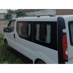 Купити Рейлінги Чорні Коротка, пластикові ніжки для Opel Vivaro 2001-2015 рр