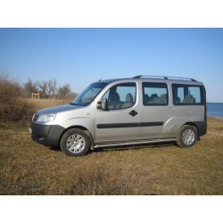 Купити Рейлінги Хром Металеві ніжки для Fiat Doblo I 2001-2005 рр