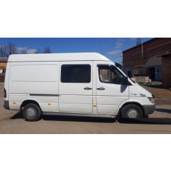 Купити Бокові пороги Premium (2 шт., нерж.) Середня база, d60 для Volkswagen LT 1995-2006 рр
