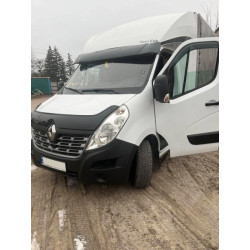 Купить Козырек на лобовое стекло V1(черный глянец, 5мм) для Renault Master 2011-2023 гг
