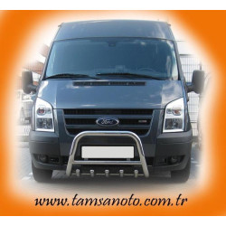 Купити Кенгурятник WT003 (2006-2014, нерж.) для Ford Transit рр