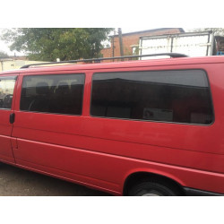 Купити Рейлінги Чорні Довга база, Металеві ніжки для Volkswagen T4 Caravelle/Multivan