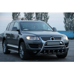 Купити Кенгурятник WT003 Special (нерж) для Volkswagen Touareg 2002-2010 рр