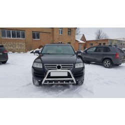 Купити Кенгурятник WT003 Special (нерж) для Volkswagen Touareg 2002-2010 рр