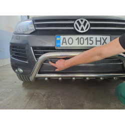 Купити Кенгурятник WT003 (нерж) для Volkswagen Touareg 2010-2018 рр