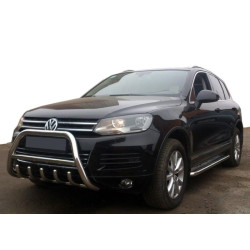 Купити Кенгурятник WT003 (нерж) для Volkswagen Touareg 2010-2018 рр