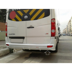 Купить Накладка на задний бампер V1 (под покраску) для Volkswagen Crafter 2006-2016 гг